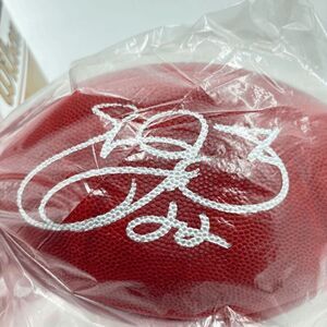 Emmit Smith Prov Smart Tag COA Signed Autographed Wilson Football New in Box